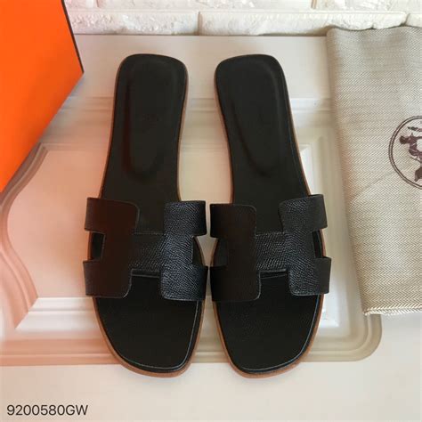 hermes sandali neri|hermes slides for women.